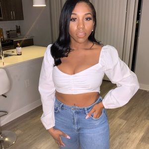 White Crop Top